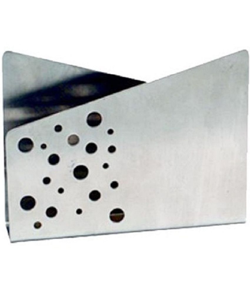     			HOMETALES Stainless Steel Napkin Holder 1 Pcs