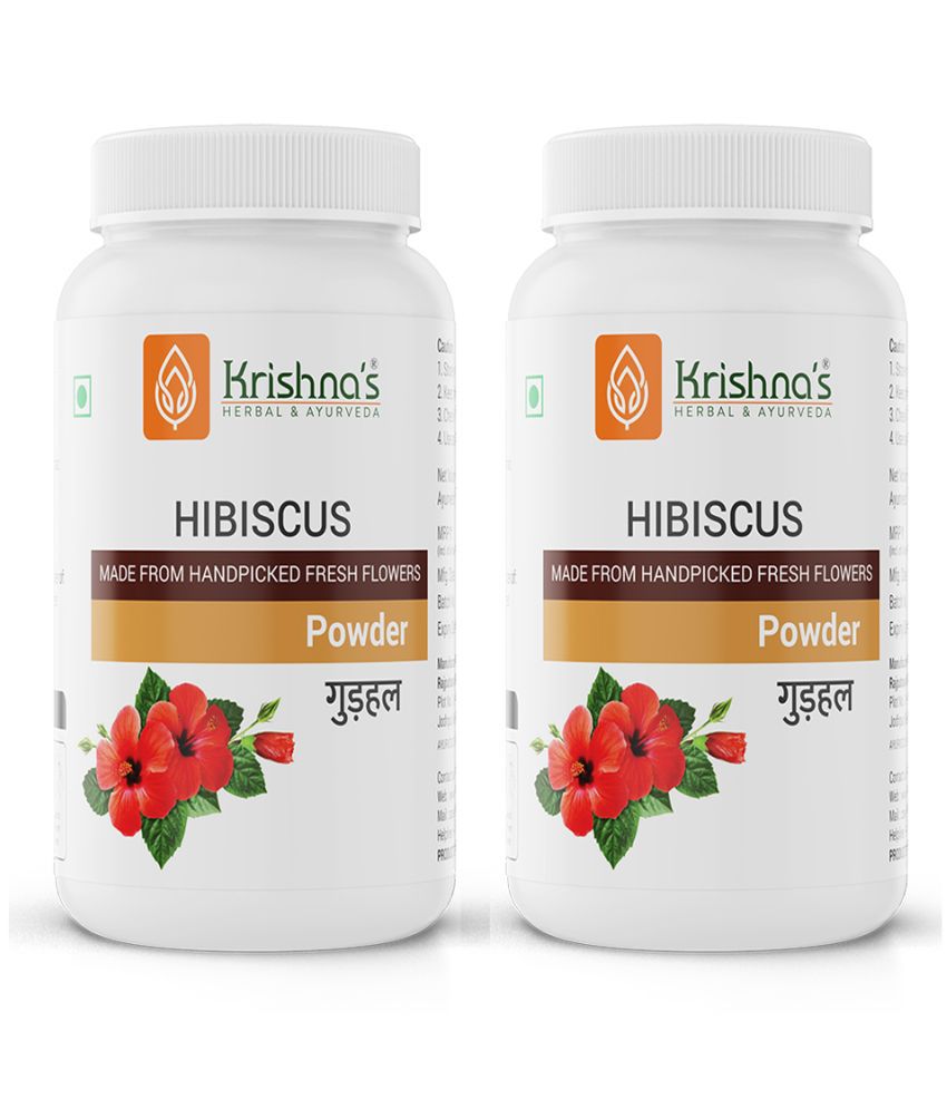     			Krishna's Herbal & Ayurveda Hibiscus Powder, 100 g Pack Of 2