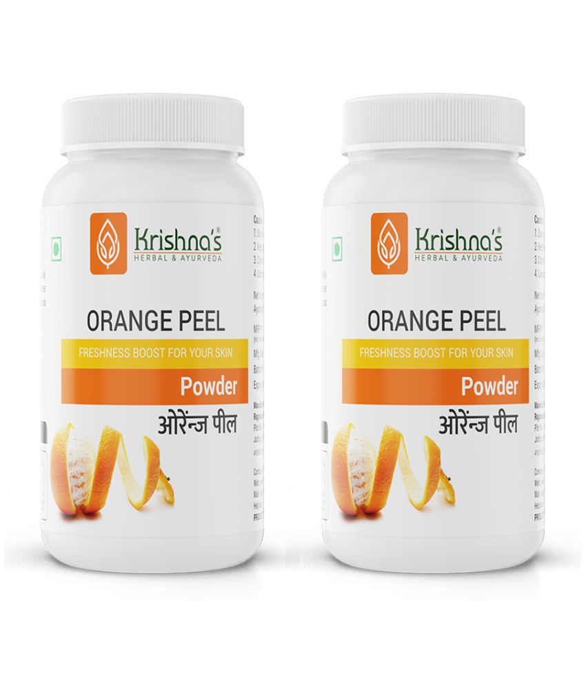     			Krishna's Herbal & Ayurveda Orange Peel Powder, 100 g Pack Of 2