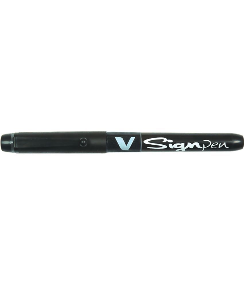     			Pilot V Sign Pen Black Pack of 12