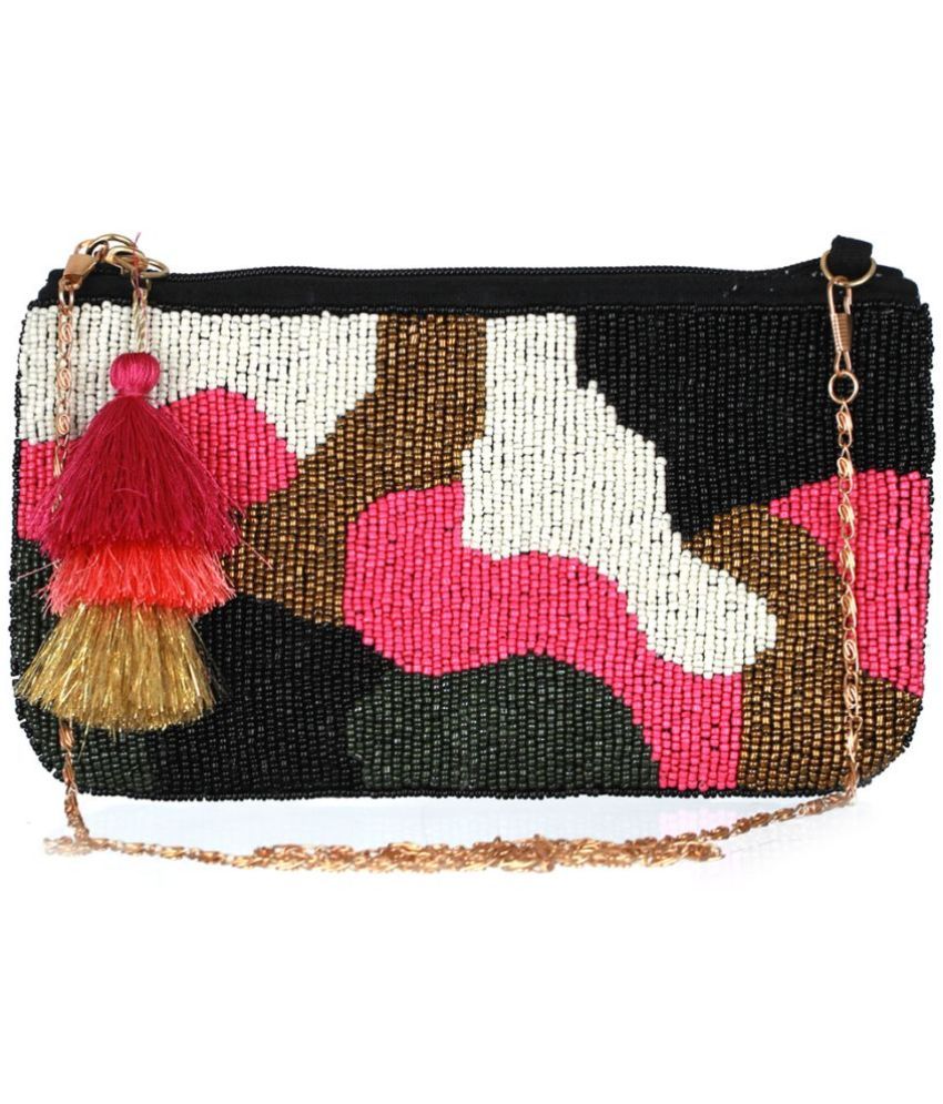     			Priyassi Multicolor Fabric Sling Bag