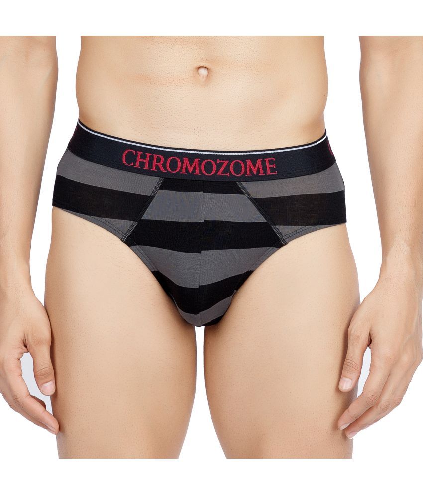     			Chromozome Multicolor CZ 306 Briefs Modal Men Briefs ( Pack of 1 ) - Assorted