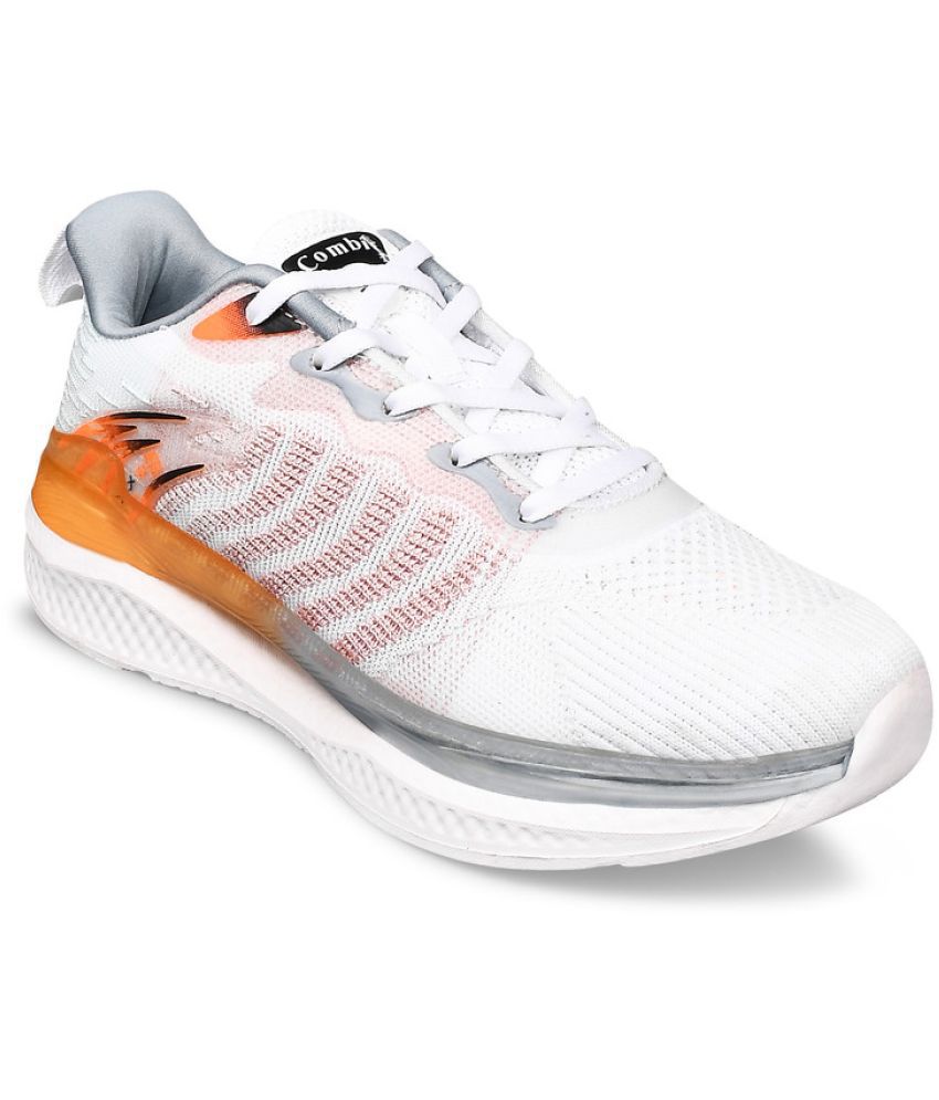     			Combit FLOW-02 White Men's Sports Running Shoes