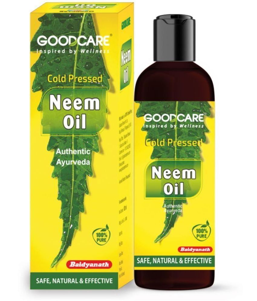     			Goodcare Pure & Natural Premium Cold Pressed Neem Oil For Hair & Skinheals Fungal Infection100Ml