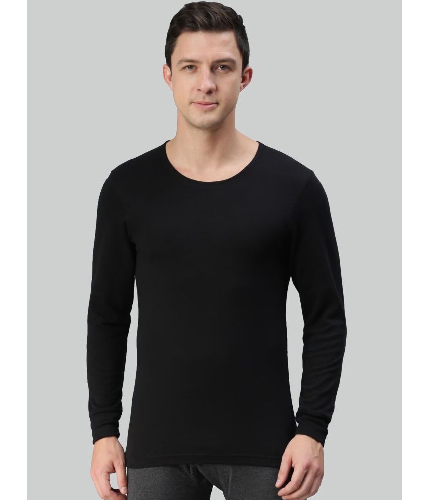     			Lux Black Polyester Men's Thermal Tops ( Pack of 1 )