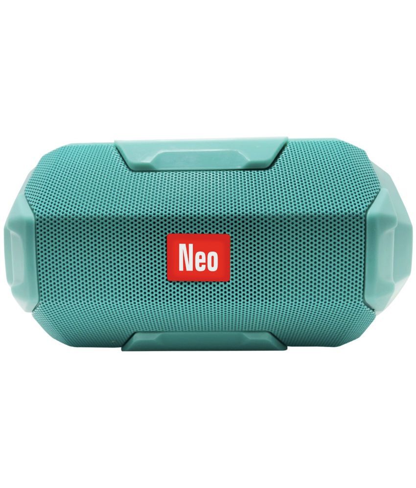     			Neo 206 GREEN 5 W Bluetooth Speaker Bluetooth v5.0 with USB,SD card Slot,Call function Playback Time 4 hrs Green