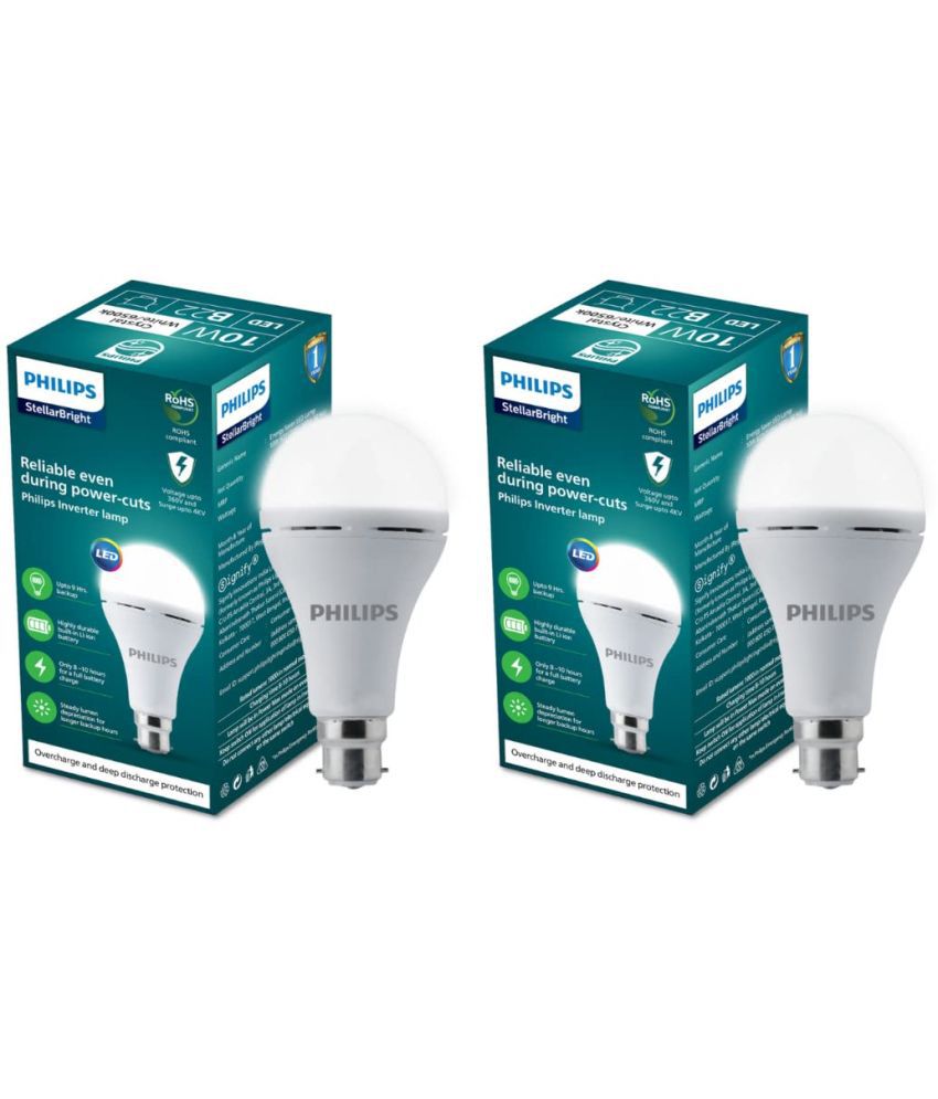     			Philips 10w Cool Day light LED Bulb ( Pack of 2 )