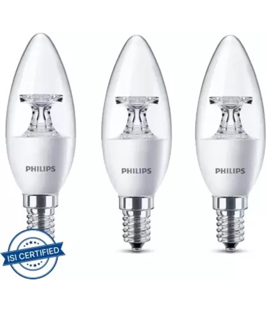     			Philips 4W Cool Day Light LED Bulb ( Pack of 3 )