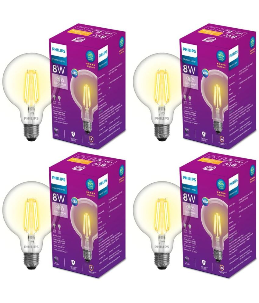     			Philips 8w Cool Day light LED Bulb ( Pack of 4 )