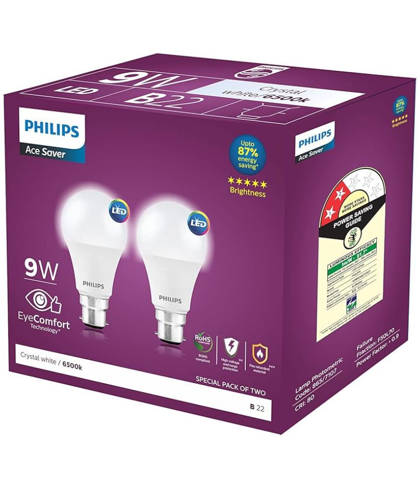    			Philips 9w Cool Day light LED Bulb ( Single Pack )