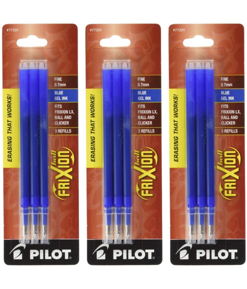     			Pilot Frixion Refill 0.7 BLS-FR7 Blue Pack of 9