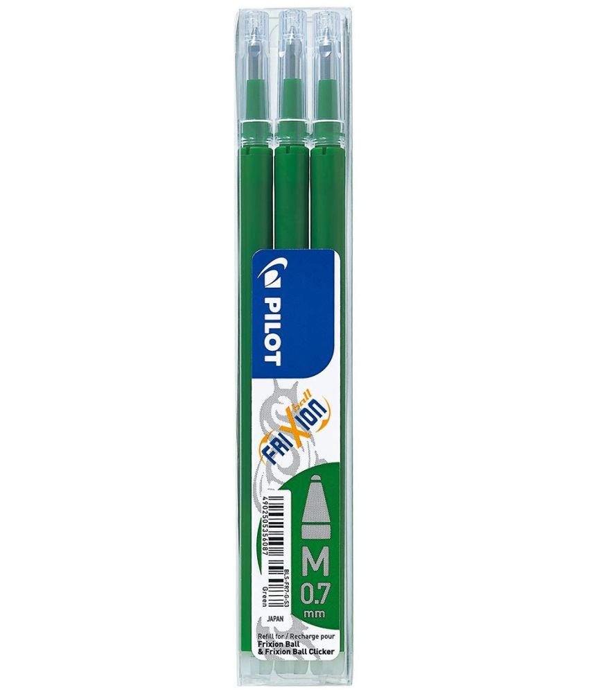     			Pilot Frixion Refill 0.7 BLS-FR7 Green Pack of 3