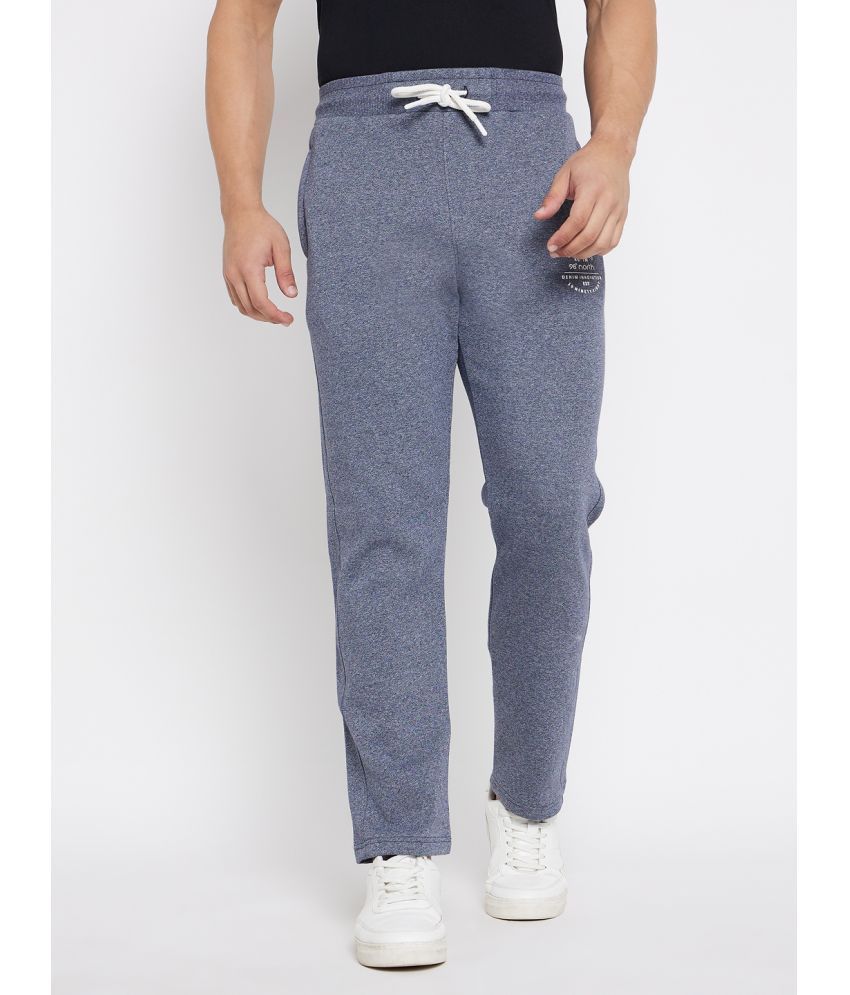     			98 Degree North Navy Fleece Men's Trackpants ( Pack of 1 )