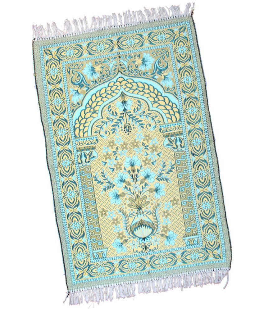    			ADIRNY Yellow Single Regular Cotton Prayer Mat ( 110 X 70 cm )