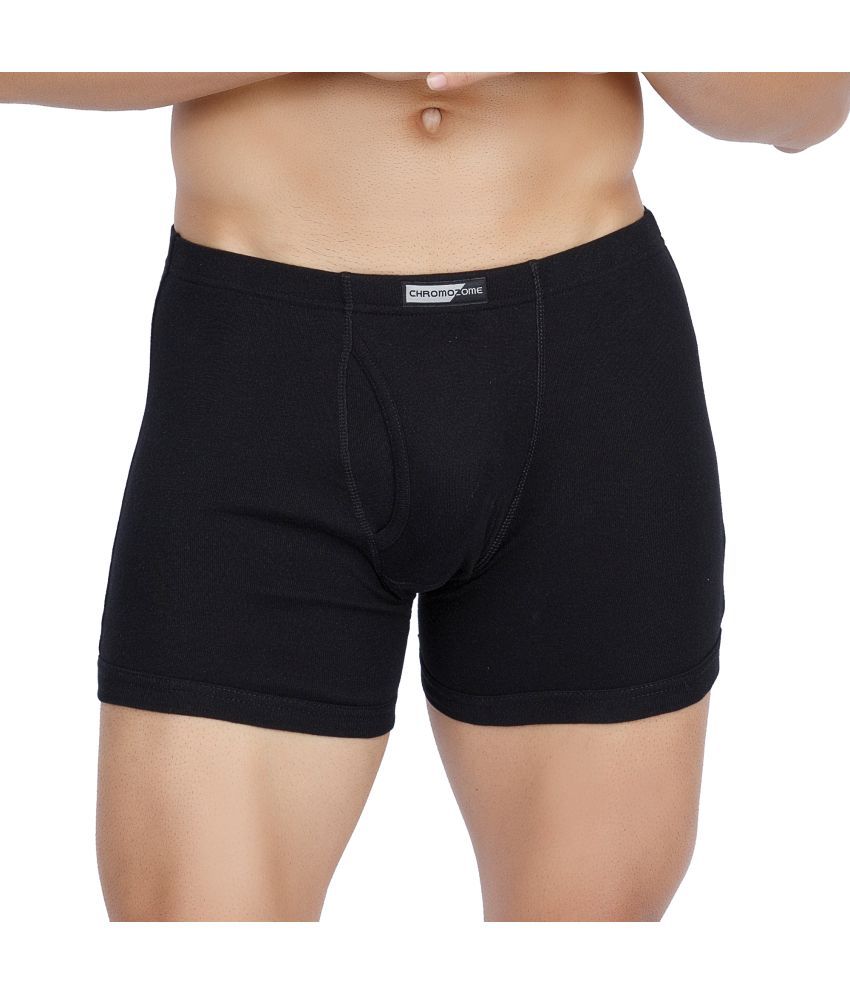     			Chromozome Black CZ 402 Trunks Cotton Men Trunks ( Pack of 1 ) - Assorted