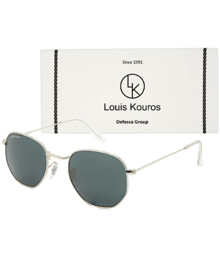     			LOUIS KOUROS Silver Geometric Sunglasses ( Pack of 1 )