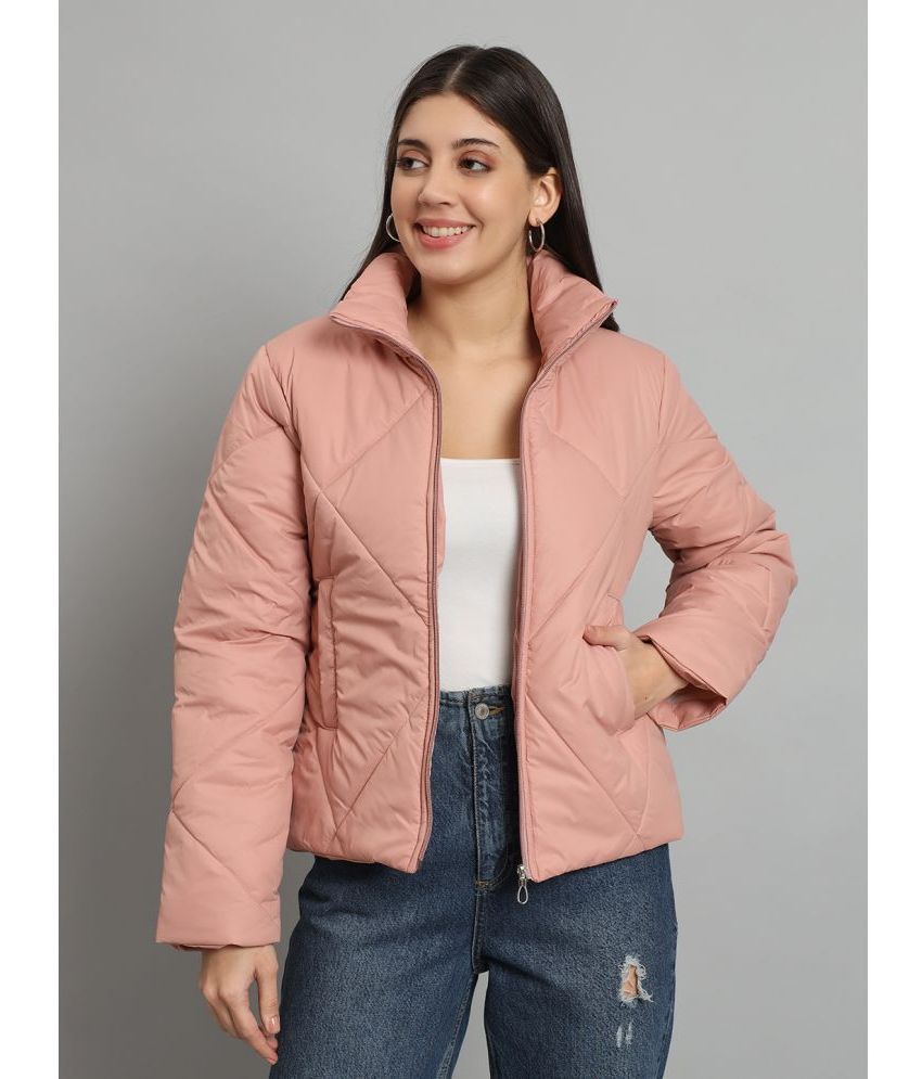     			renuovo - Polyester Blend Pink Bomber Jackets Pack of 1