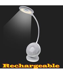 Rechargeable Fan Mini Rechargeable Fan + Light