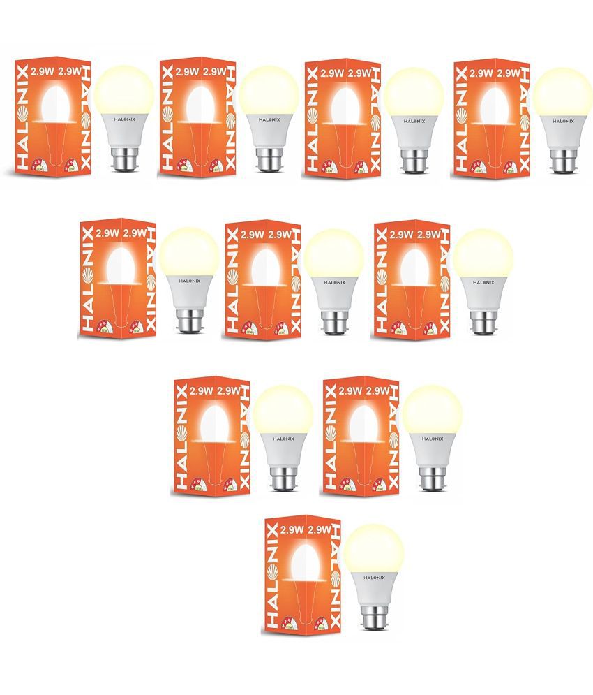     			Halonix 3w Cool Day Light LED Bulb ( Pack of 10 )