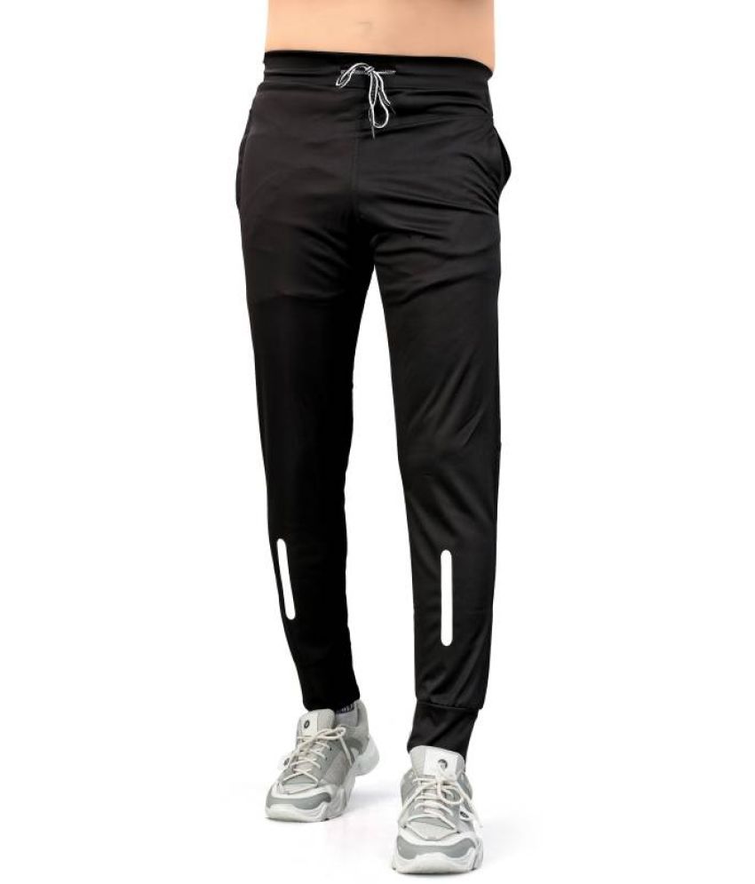     			Henzila Black Lycra Men's Sports Trackpants ( Pack of 1 )