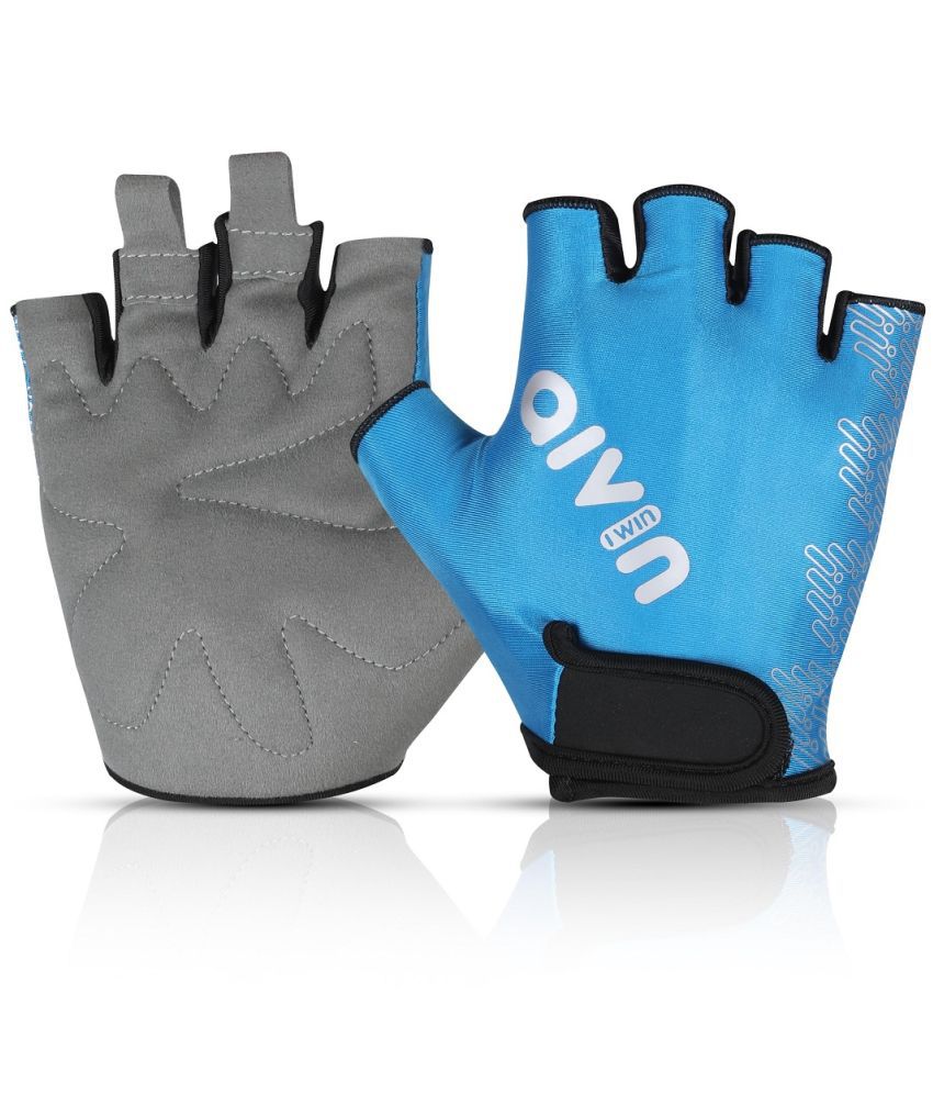     			Aivin Trend Unisex Polyester Gym Gloves For Beginners Fitness Training and Workout With Half-Finger Length