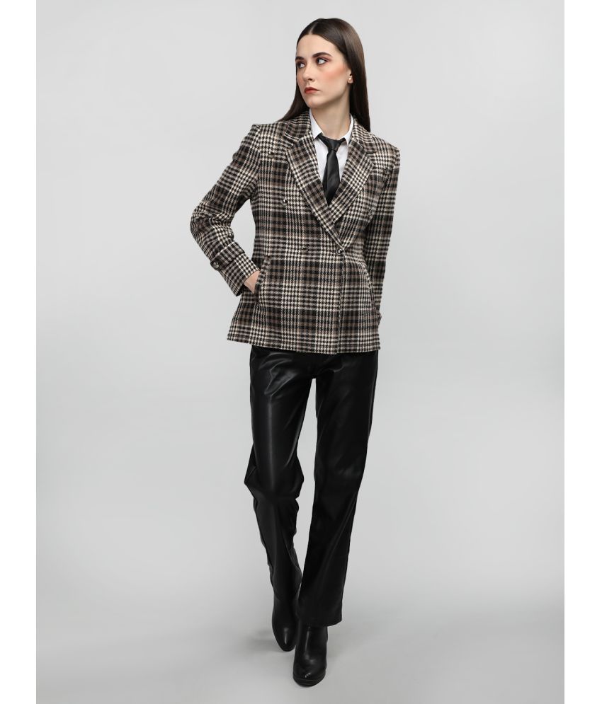    			Chkokko - Tweed Beige Short Coats