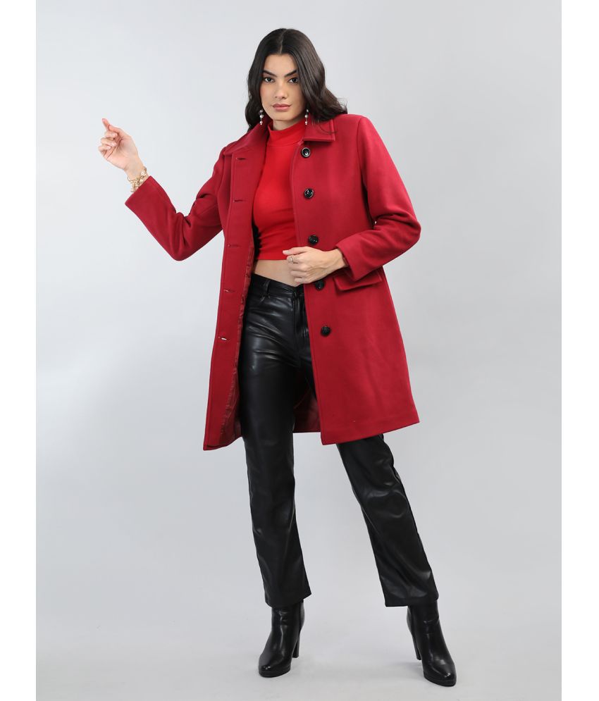     			Chkokko - Tweed Red Over coats