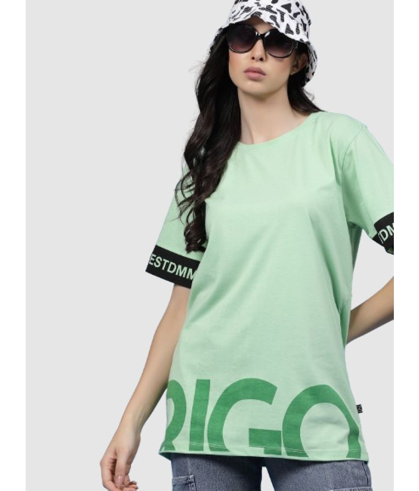     			Rigo Pack of 1 Cotton Women's T-Shirt ( Mint Green )