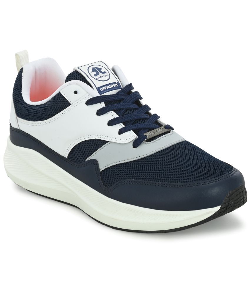     			OFF LIMITS STUSSY Navy Men's Sports Running Shoes