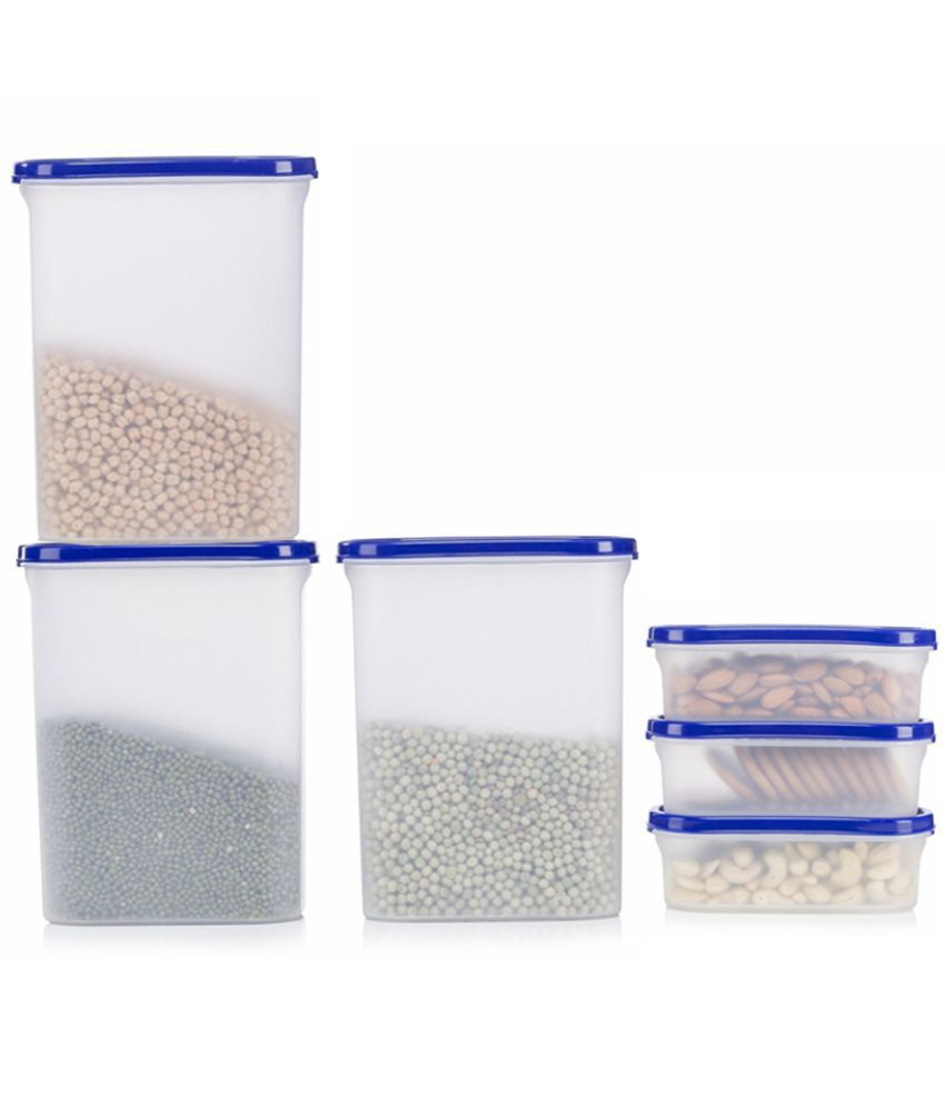     			HOMETALES Plastic Multi-Purpose Food Container, 500ml x 3U, 2500ml x 3U (6U)