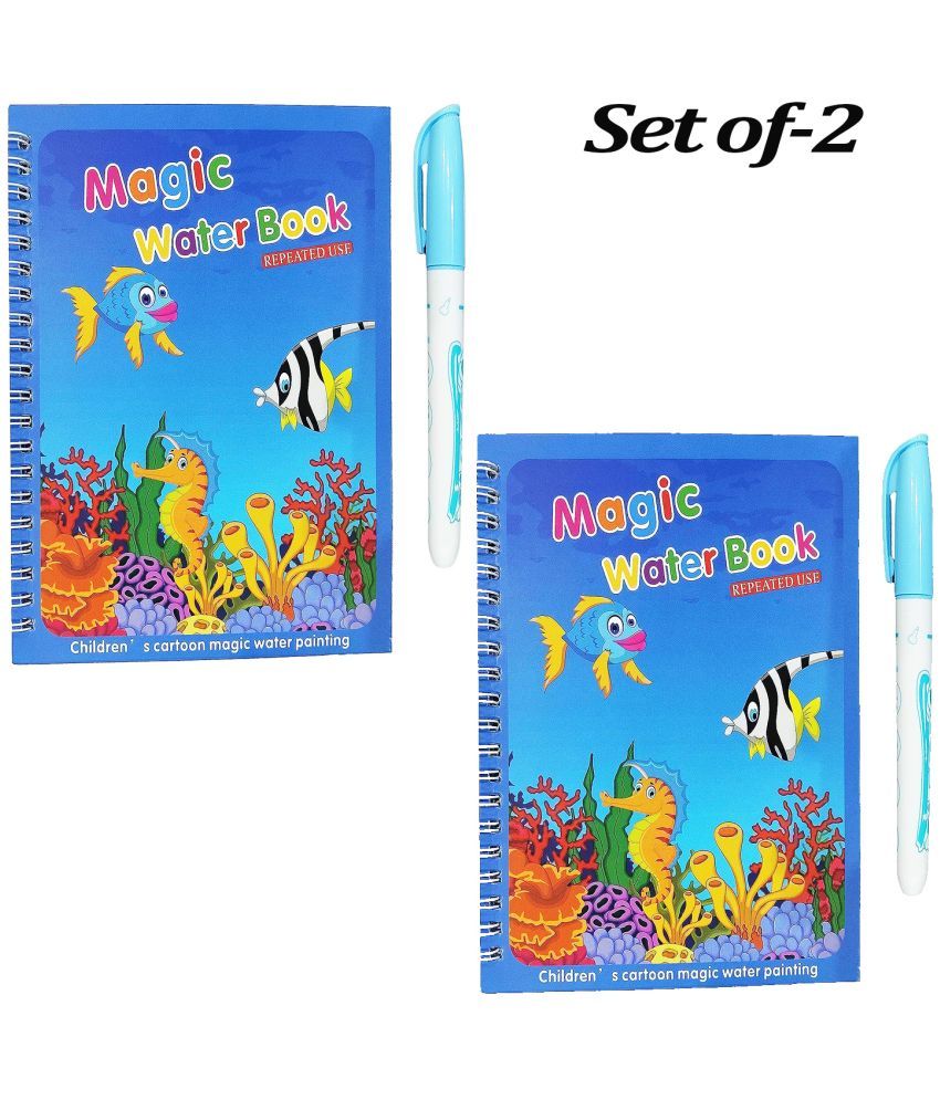     			Magic Water Painting Book