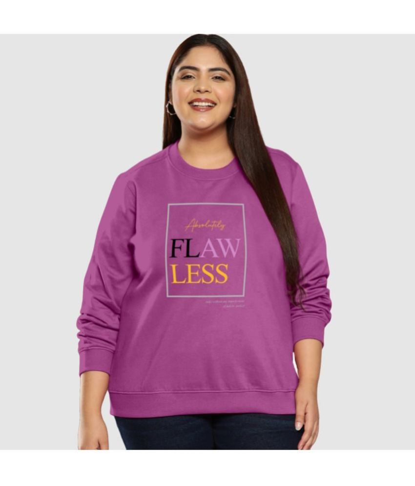     			TAB91 Fleece Women's Non Hooded Sweatshirt ( Pink )