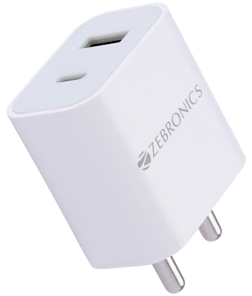     			Zebronics No Cable 3.1A Wall Charger