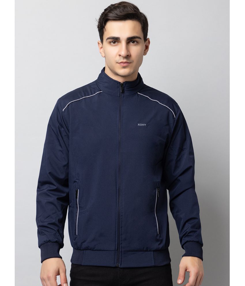     			xohy Nylon Men's Windcheater Jacket - Navy ( Pack of 1 )