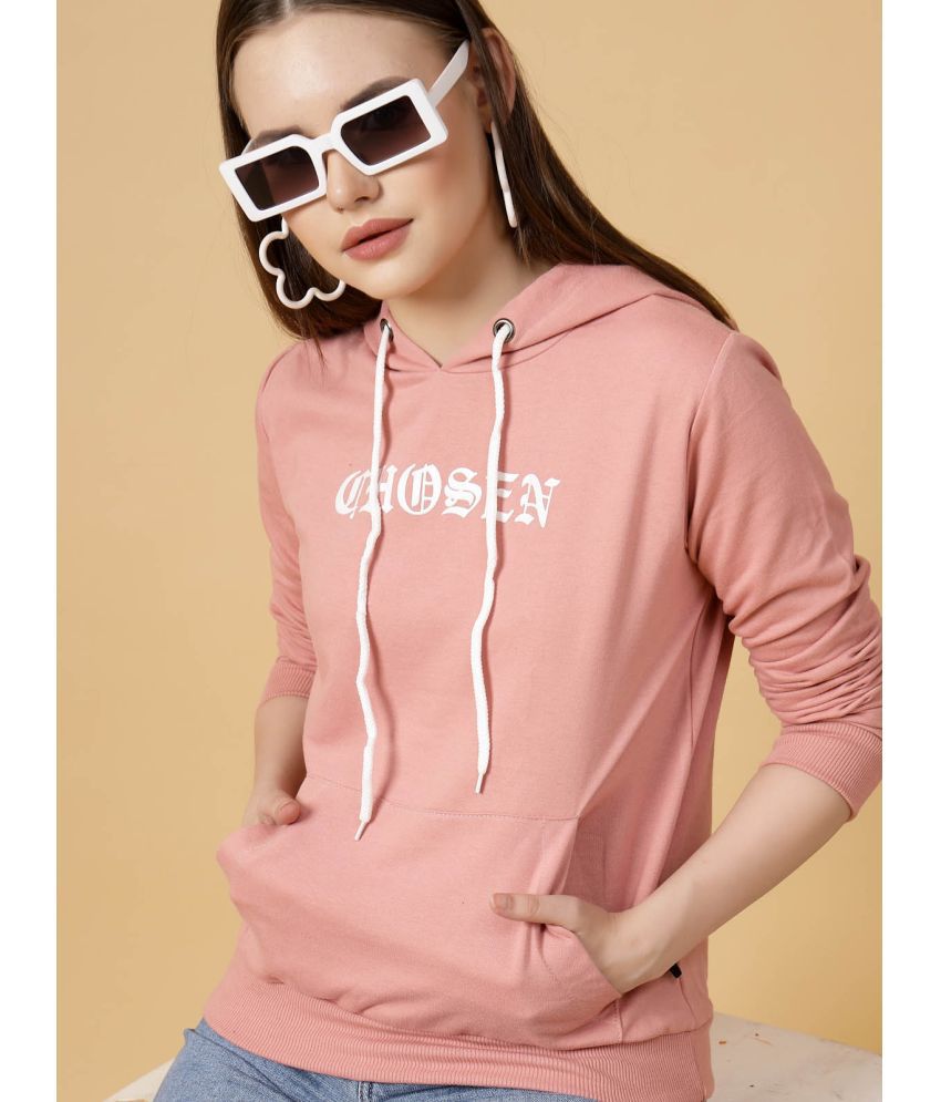     			Rigo Fleece Women's Non Hooded Sweatshirt ( Pink )