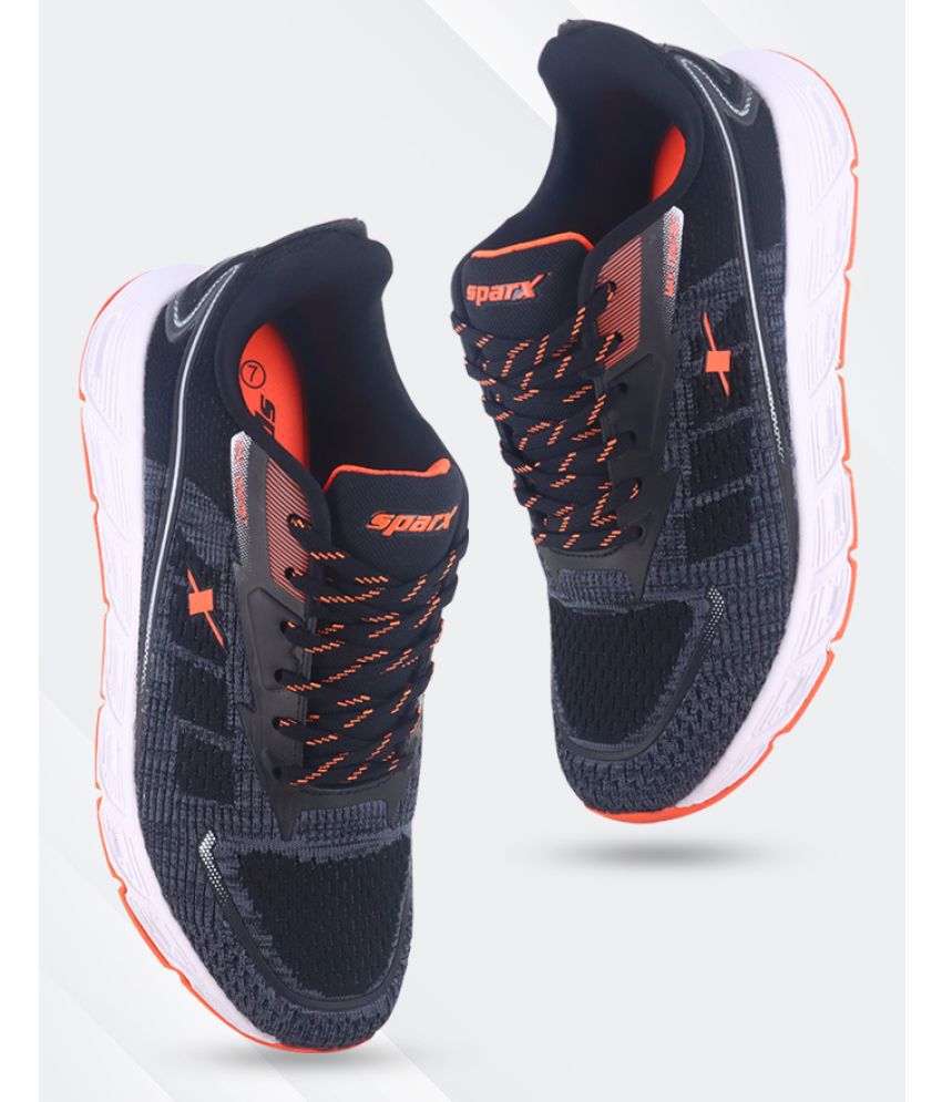     			Sparx SM 816 Black Men's Sports Running Shoes