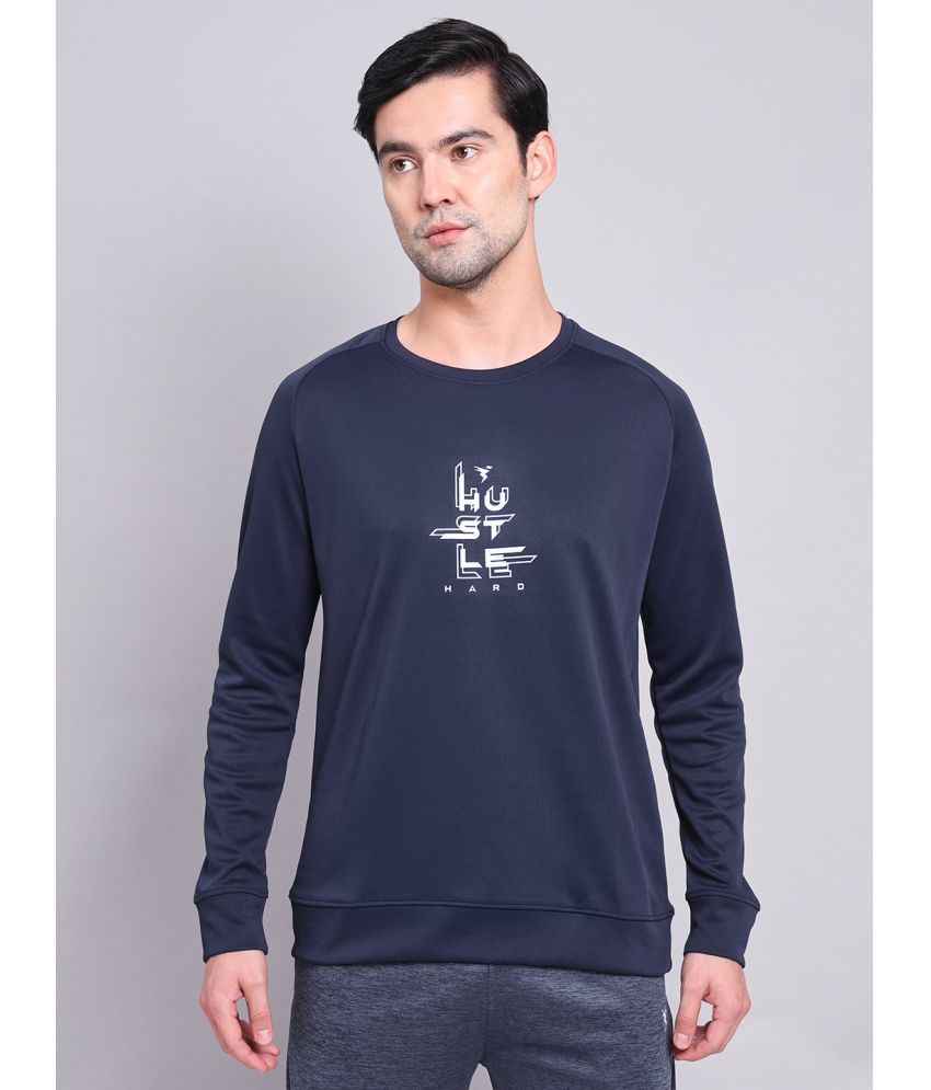     			Technosport Navy Polyester Men's Running Sweatshirt ( Pack of 1 )