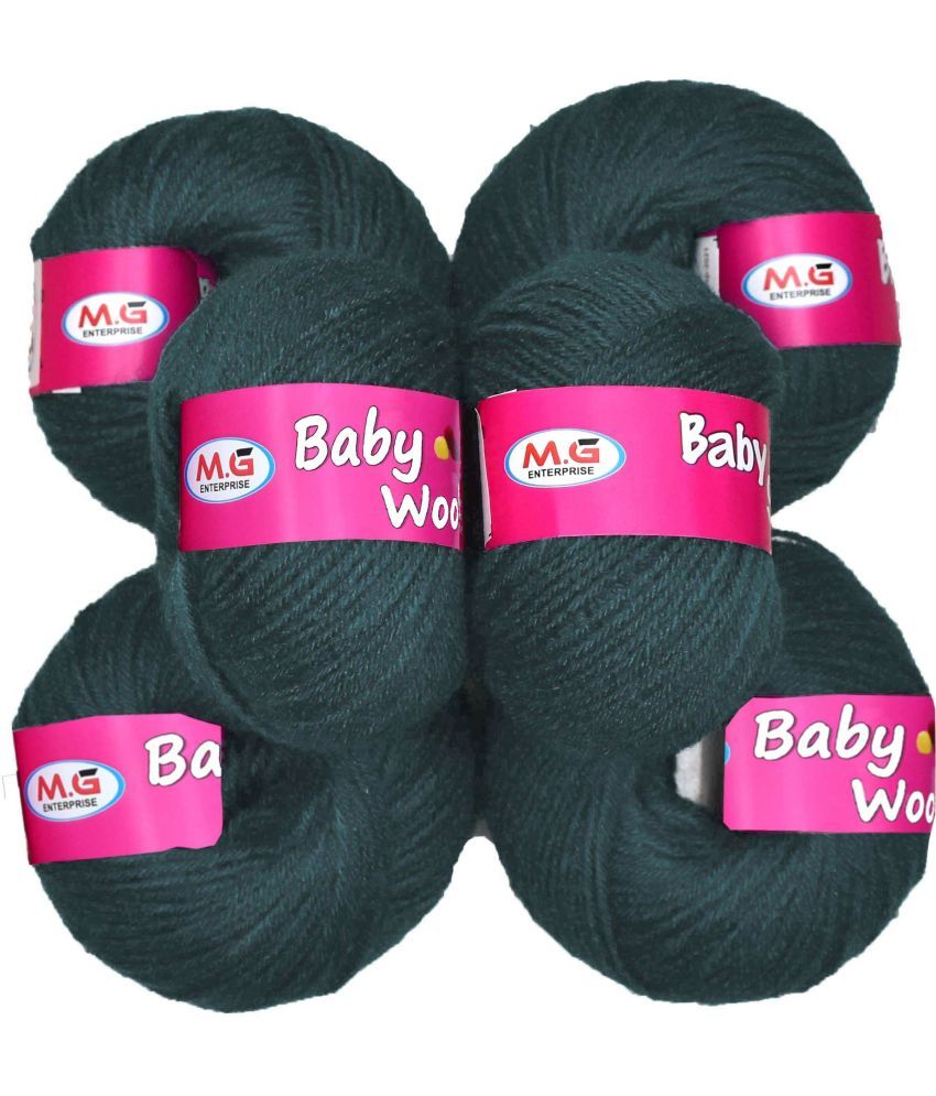     			100% Acrylic Wool  Deep Grey 12 Pc Baby Wool 4 ply Wool -YA Art-ABJH