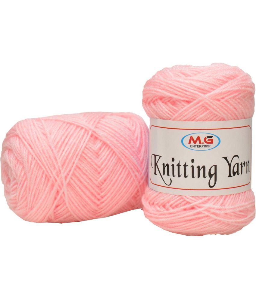     			100% Acrylic Wool  Pink 100 gms - Art-AFE