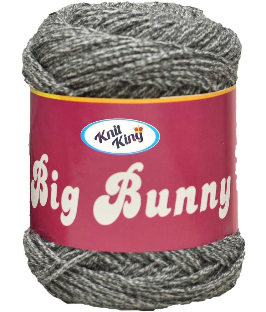     			100% Acrylic Wool  Steel Grey 150 gms Wool Ball Hand knitting wool- Art-ADEH