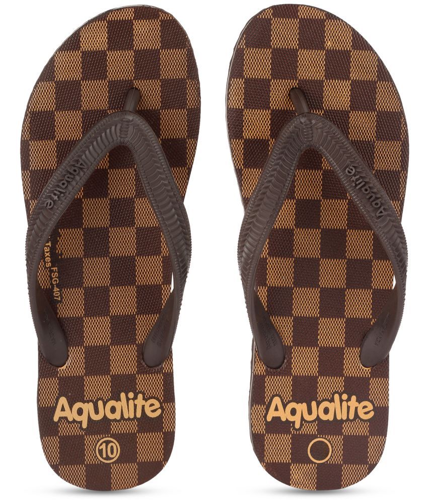     			Aqualite Coffee Men's Daily Slipper