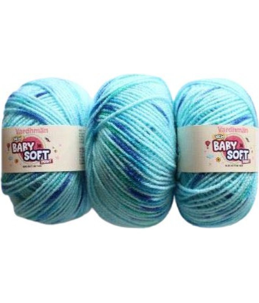     			Baby Soft Acrylic Knitting Wool White 150 Grams. Soft Wool Ball Hand Knitting Wool/Art Craft Fingering Crochet Hook Yarn. Sweaters, mufflers, caps, Soft & Thin Wool