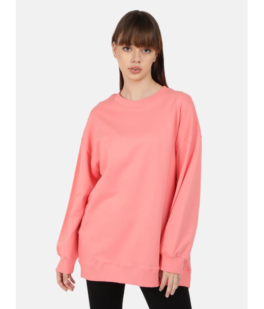     			Bene Kleed Cotton Women's Non Hooded Sweatshirt ( Peach )