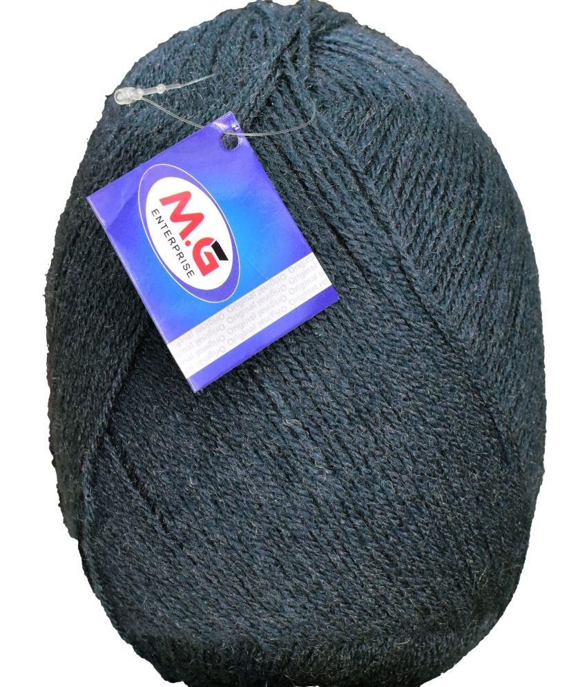     			Bigboss Mouse Grey  (200 gm)  Wool Ball Hand knitting wool / Art Craft soft fingering crochet hook yarn, needle knitting yarn thread dyed