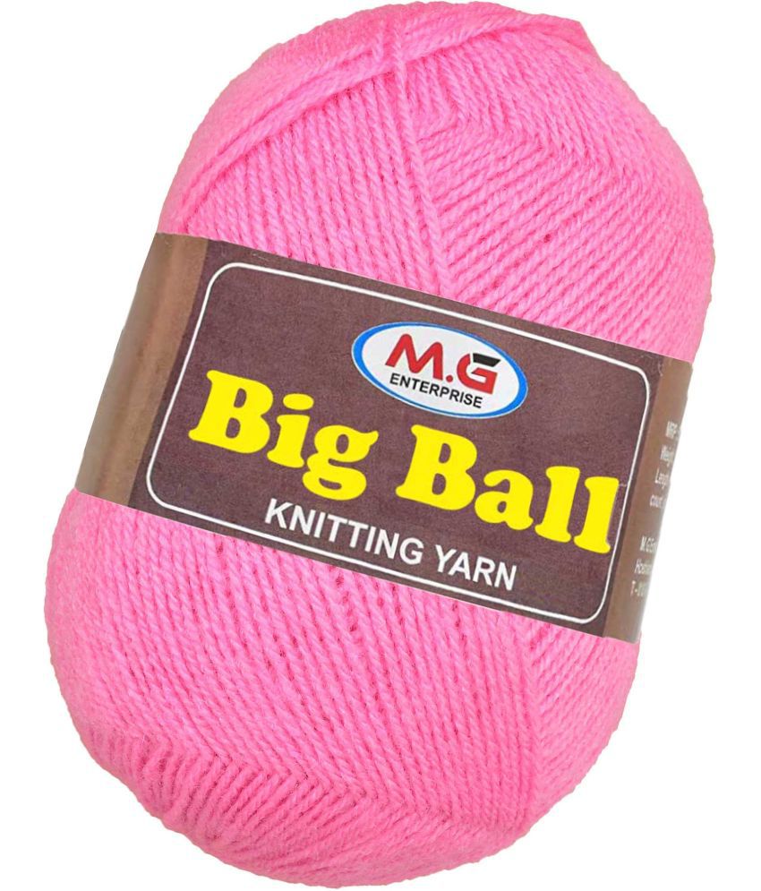     			Bigboss  Pink 400 gms Wool Ball Hand knitting wool- Art-AJF