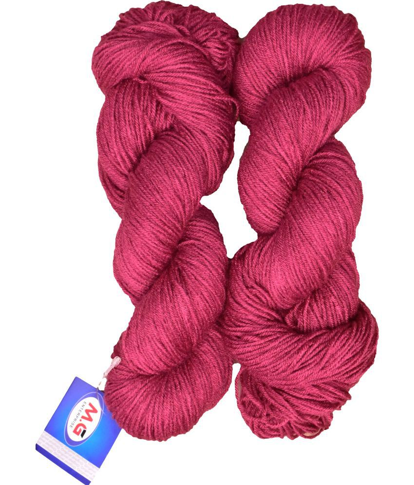     			Brilon Rosewood (400 gm)  Wool Hank Hand knitting wool / Art Craft soft fingering crochet hook yarn, needle knitting yarn thread dyed.