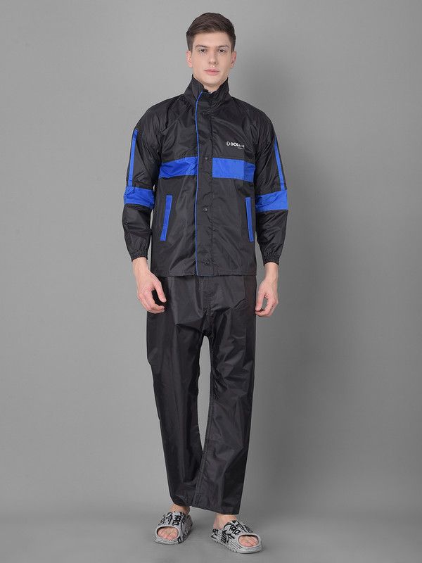     			Dollar Black Polyester Men's Rain Suit ( Pack of 1 )