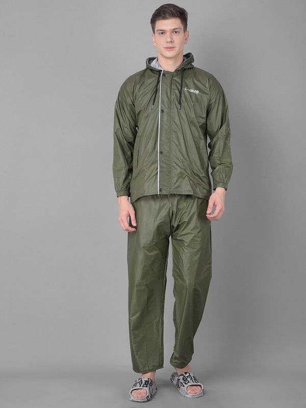     			Dollar Green Polyester Men's Rain Suit ( Pack of 1 )