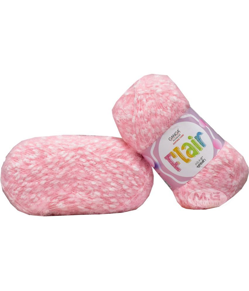     			GAN GA Flair  Pink 400 gms Wool Ball Hand knitting wool -D Art-AEFD