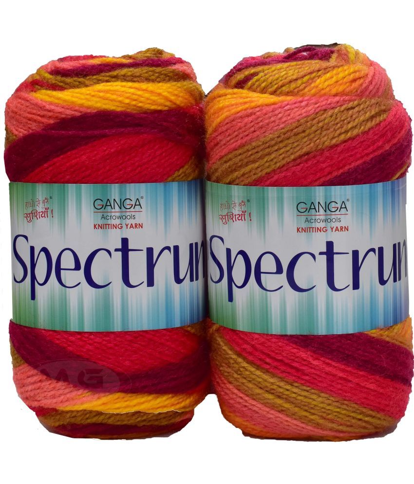     			Ganga Spectrum M_G Mostaza (Mustard) (200 gm)  Wool Ball Hand knitting wool